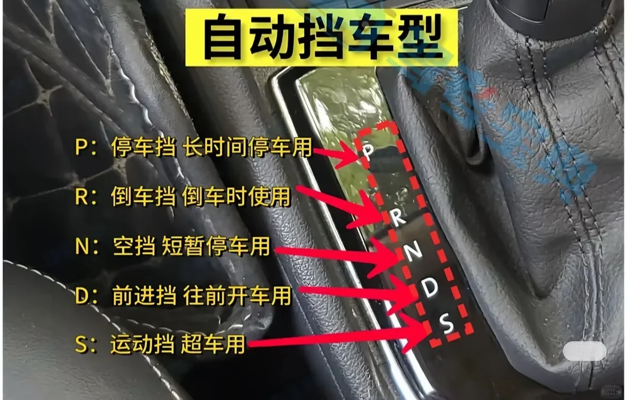 自动挡档位图